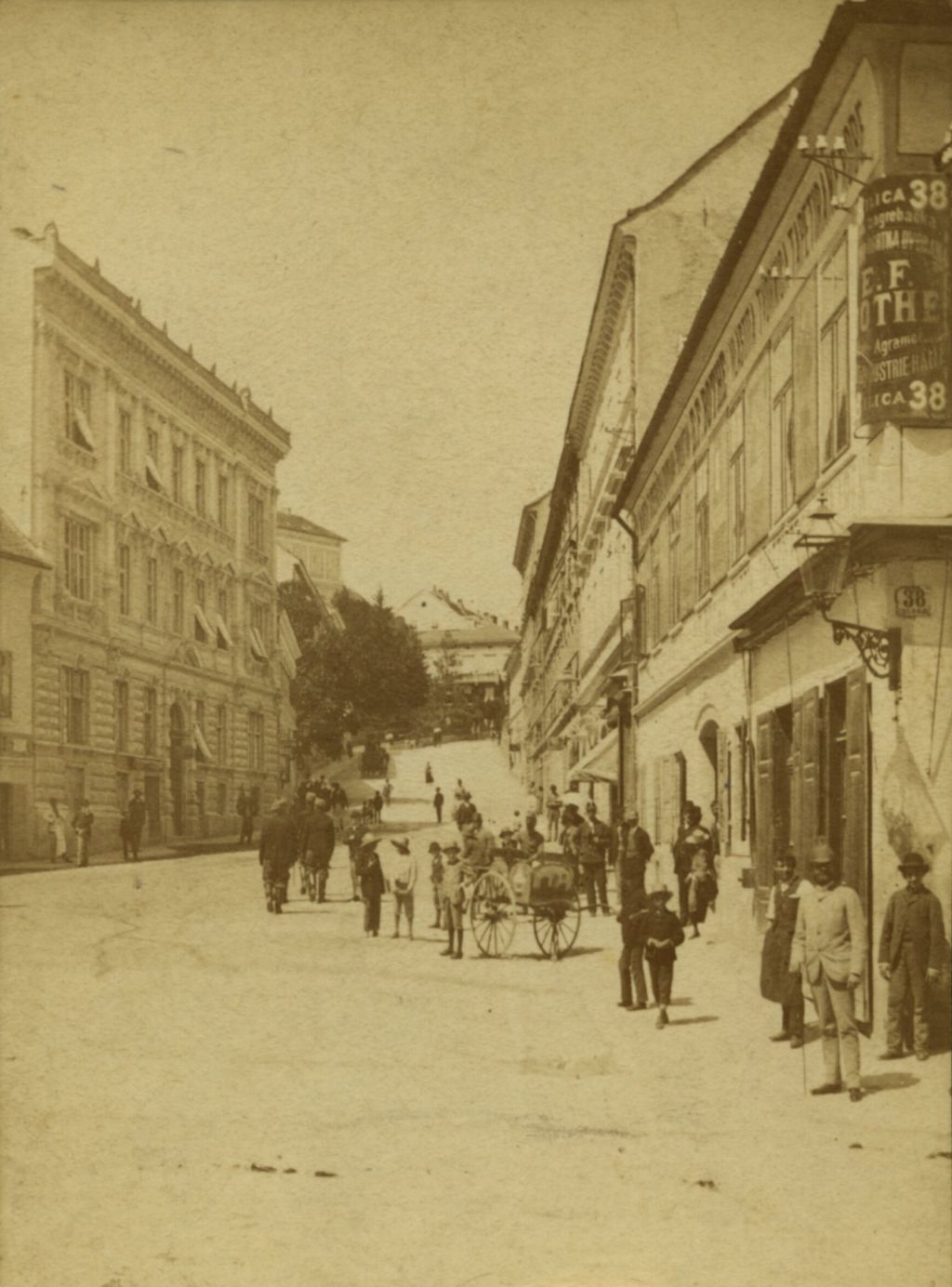 Mesnička ulica 1890-ih godina
